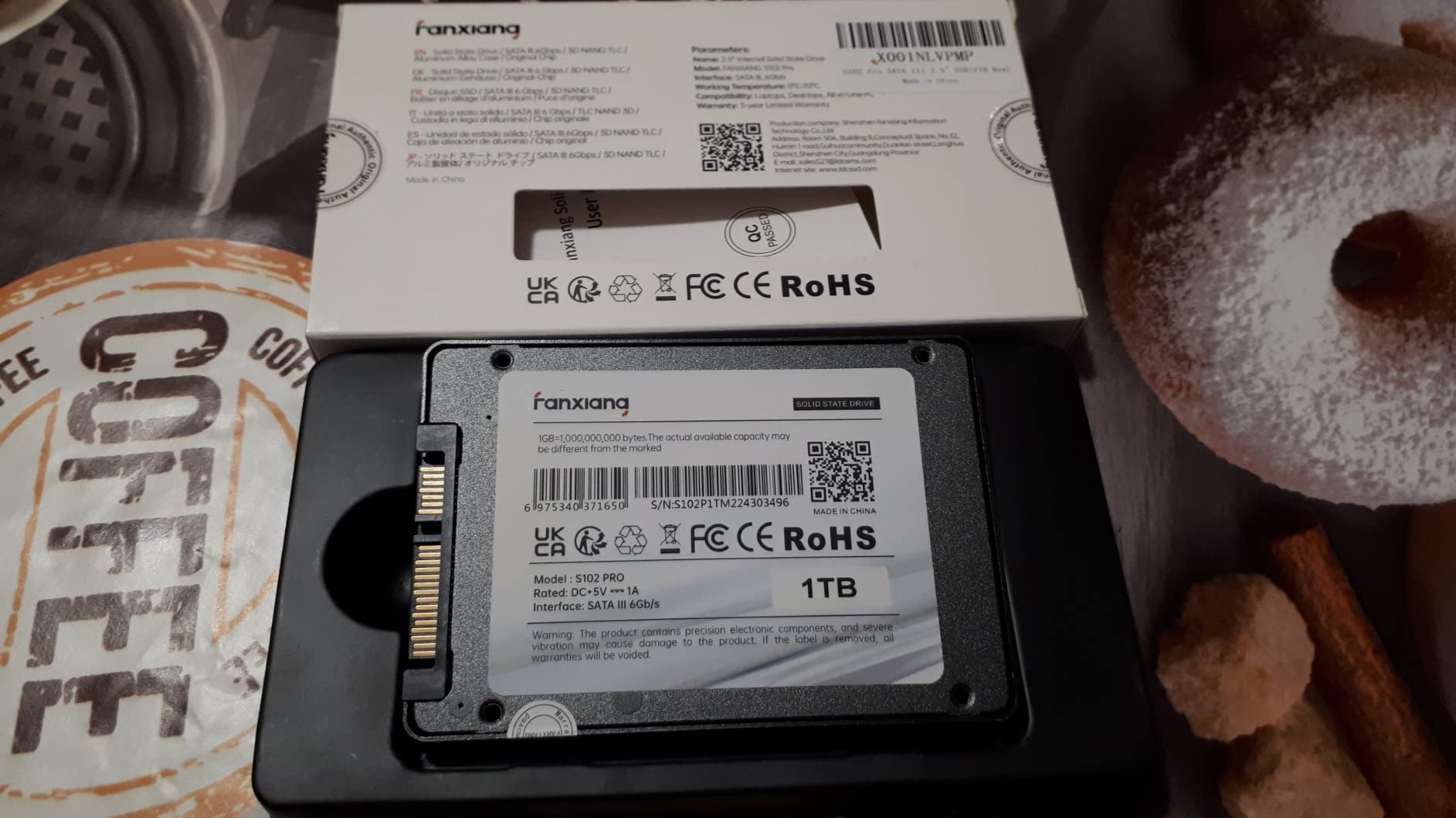 Fangxiang SSD 512GB NVMe M.2 - PCIe Gen3 Fino A 3200MB/s In Lettura - Foto 6