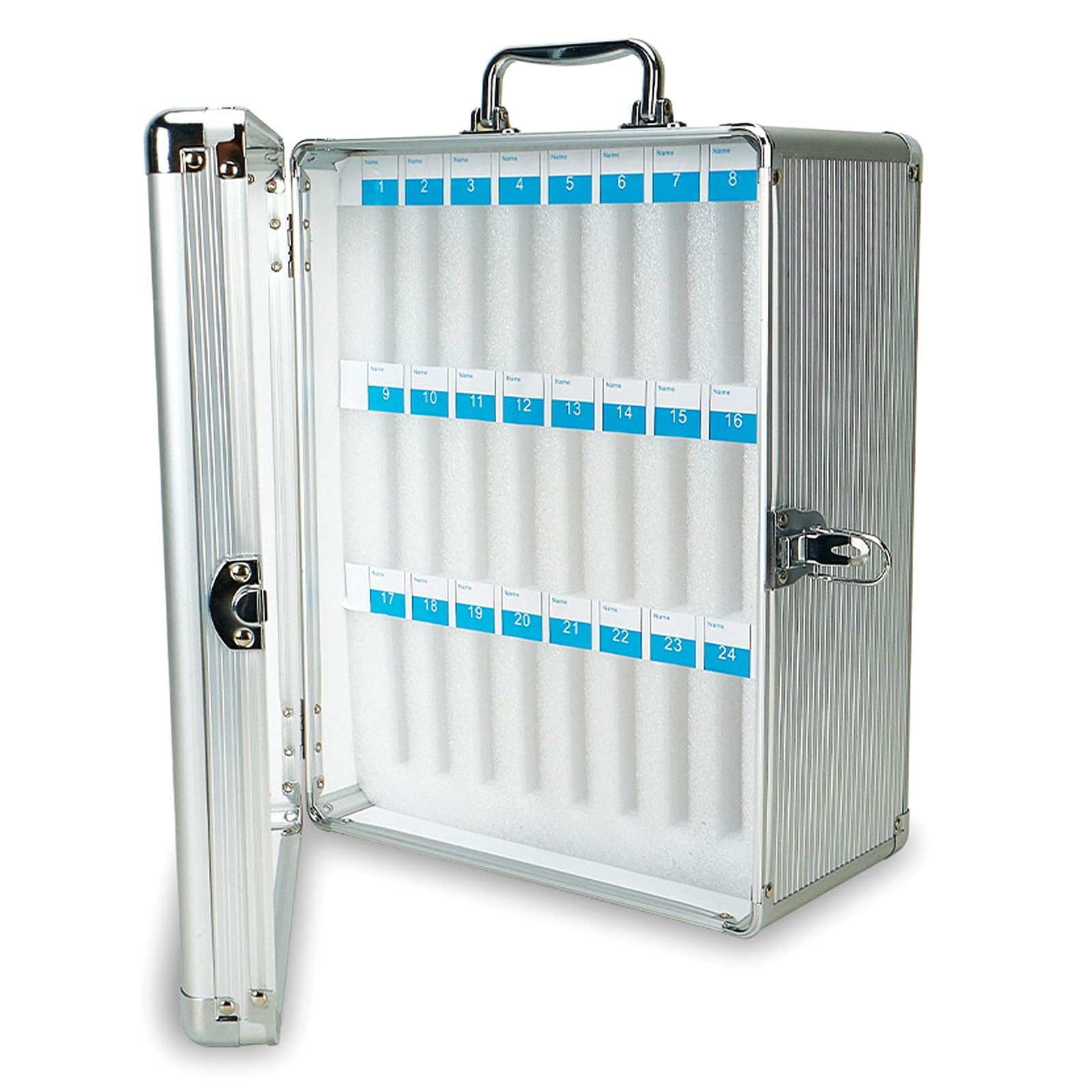 Handy Safe 36 und 48 Fächer, Tragbares Handy Schließfach, Handy Aufbewahrungsbox zur Wandmontage, Handytresor mit Schlössern(31.5cm/12.5in)