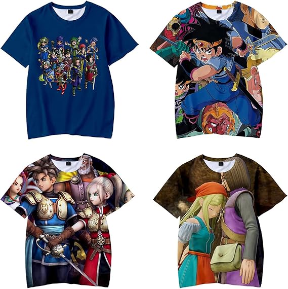 ダイの大冒険 ｔシャツ 子供用 キッズ ダイ ポップ アバン コスプレ衣装 丸首 半袖 夏服 日常 コスチューム 仮装 学生 衣装 イベント 肌着 柔らかい 快適 誕生日 プレゼント B 110 ファッション ファッション