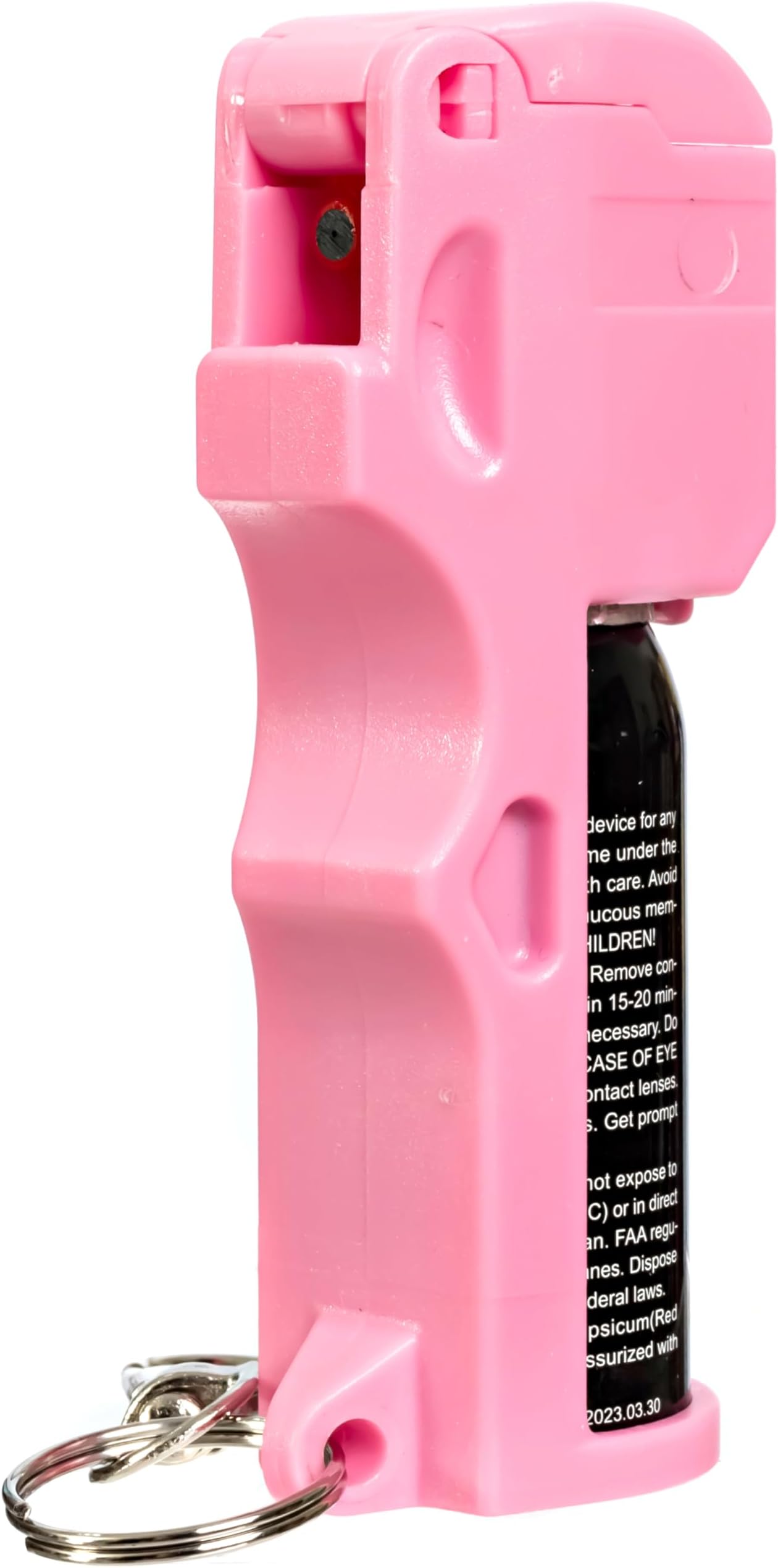 Burn Pepper Spray for Self Defense - 1/2oz Compact Pepper Spray for Women with Keychain, Maximum Strength, Police Grade with UV Dye, Ideal for Personal Safety, Joggers & Home Defense, Pink