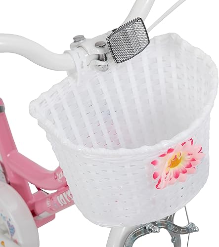 Miniatura 5 de JOYSTAR Angel - Bicicleta para niñas pequeñas y niños de 2 a 13 años, bicicleta para niños de 12, 14, 16, 18 pulgadas, con ruedas de entrenamiento y