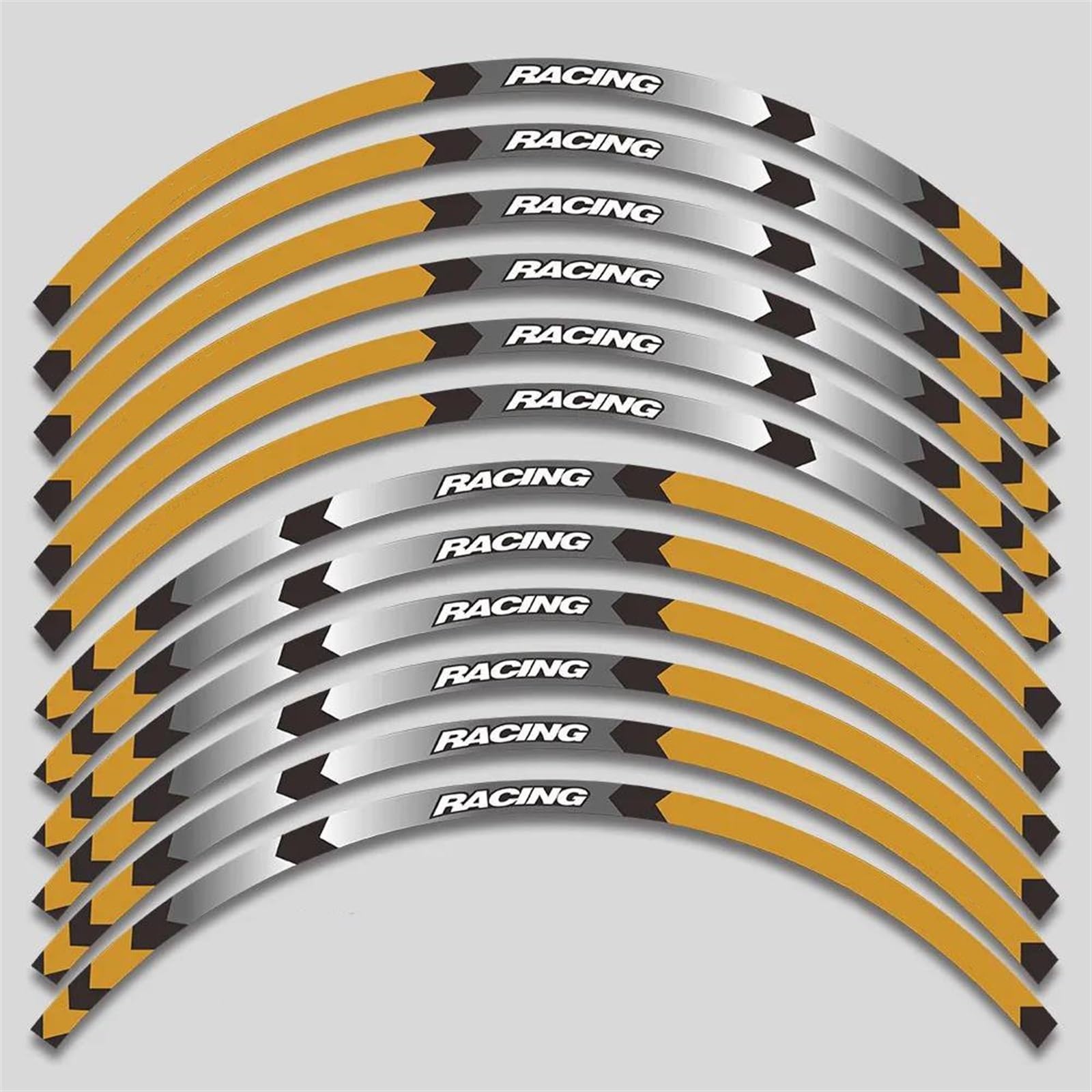 Stickers Motorcycle Wheel Stickers Reflective Rim Motorbike Waterproof Decals for F900XR F900 XR F 900 F900xr(Style 1)
