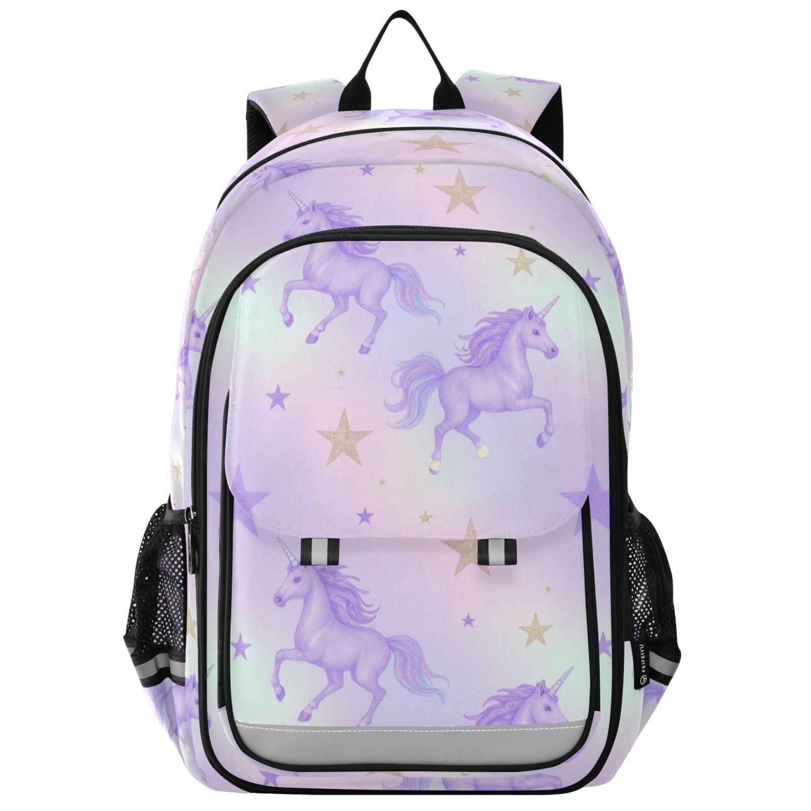 GuoChe Galaxy Blush jednorożce dziecięcy plecak na co dzień