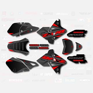 Factory EFX kit, Don't buy cheap Counterfeit Gray & Red Shift Graphics Kit fits Suzuki DRZ400SM Drz400s drz400 Supermoto DRZ
