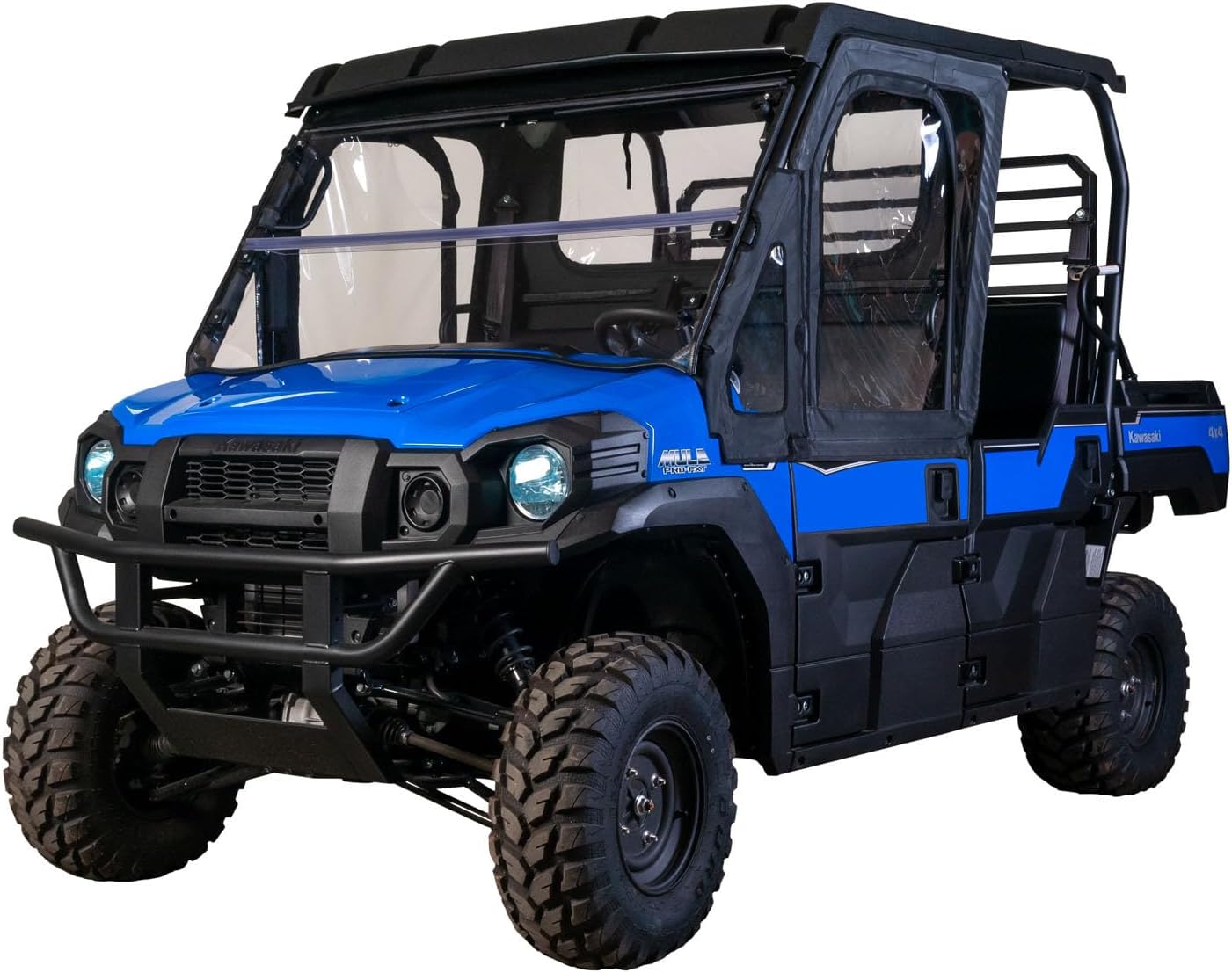 Seizmik UTV Framed Upper Door Kit Compatible with Kawasaki Mule Pro FX/FXT 2015-2023 UTV Models | Cab Enclosure