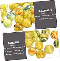 Vista 5 de SAFIGLE 1 Gatos Ojos Canicas Juego de Mármol Domino Tren Juguete Canicas a Granel para Niños Bolas de Vidrio Canicas Canicas de Vidrio Canicas Runs