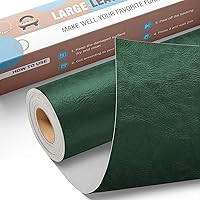 Vista 22 de Kit de reparación de cuero para muebles de 4 x 63 pulgadas, parche de reparación de cinta de cuero autoadhesivo para sofá, kit de parches