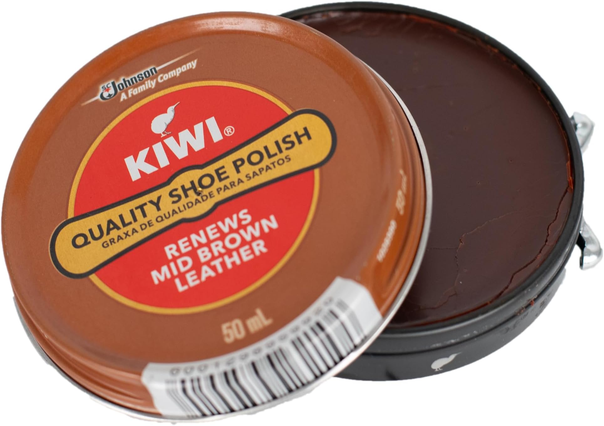 Kiwi Wax Shoe Polish Shines Norishes Protect Brown