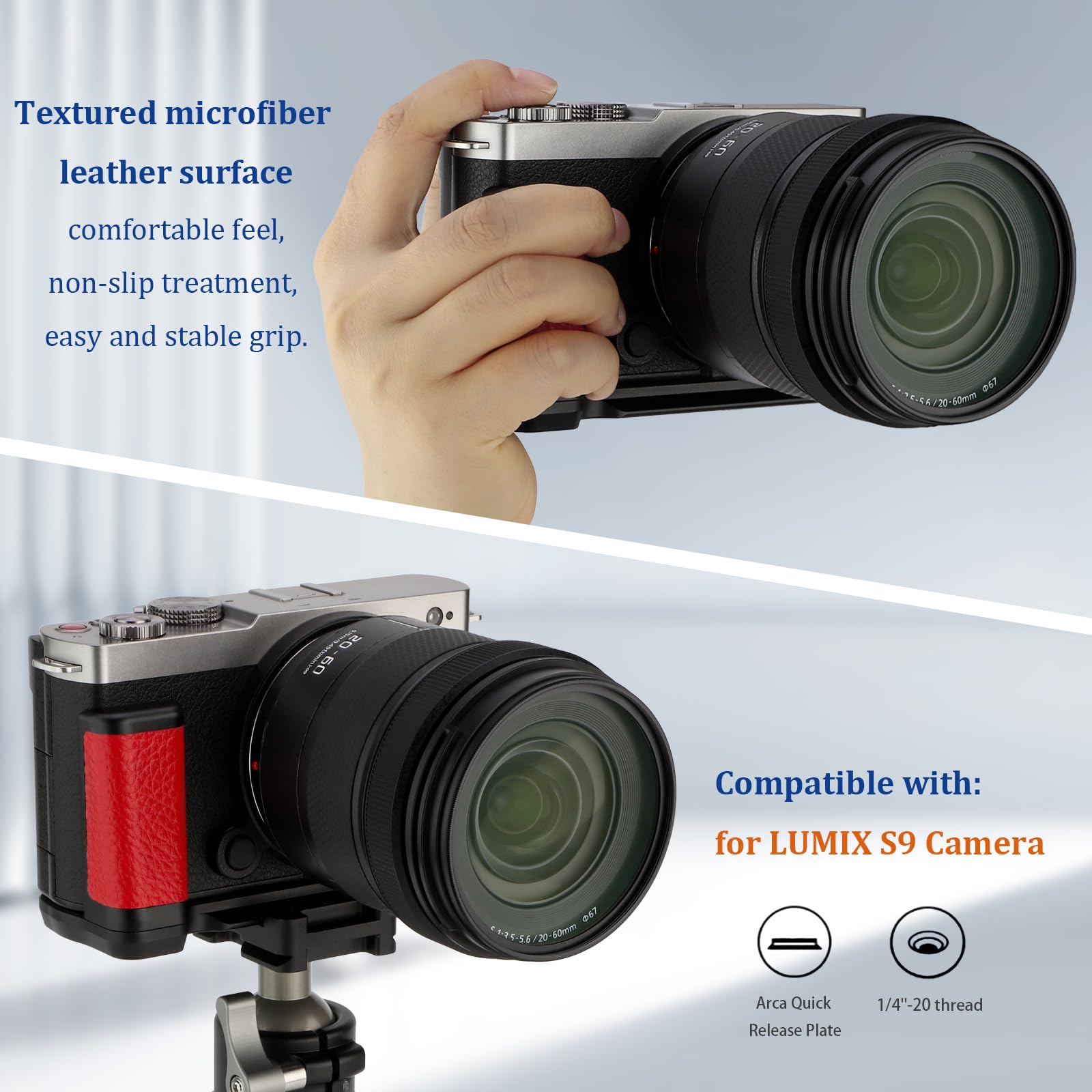Amazon | Haoge HG-S9-R ハンドル ハンドグリップ パナソニック LUMIX