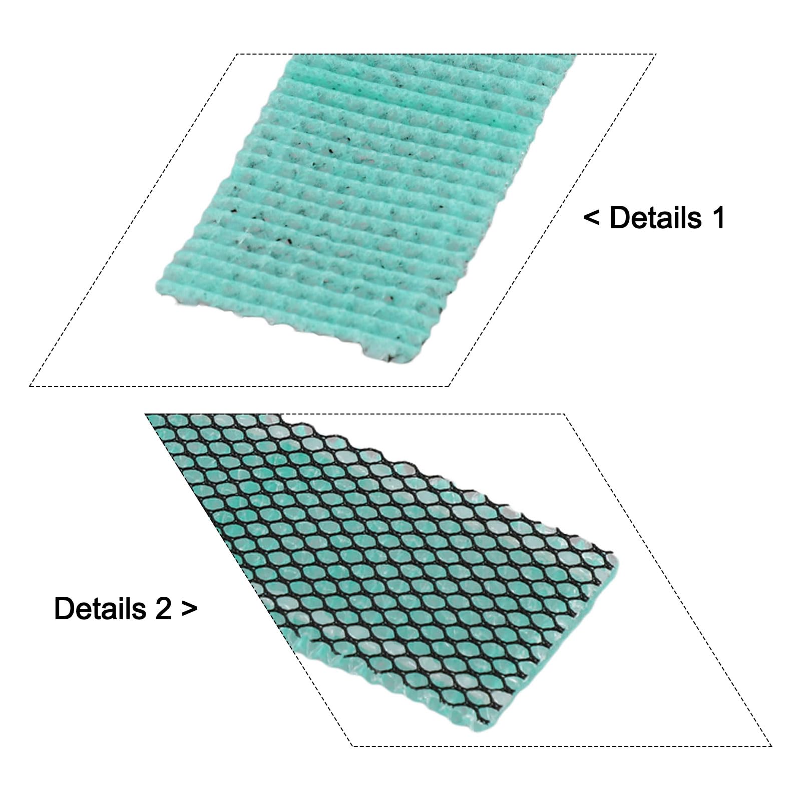 Tampons Filtrants De Rechange En Coton Pour Climatiseur 21 X 52 Mm