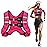 Poudee Weighted Vest, 12LB Weight Vest for Men Women, Body Weight Vests Adjustable with Reflective Stripe for Strength Training, Running, Training Workout, Jogging, Walking - 12LB, PINK