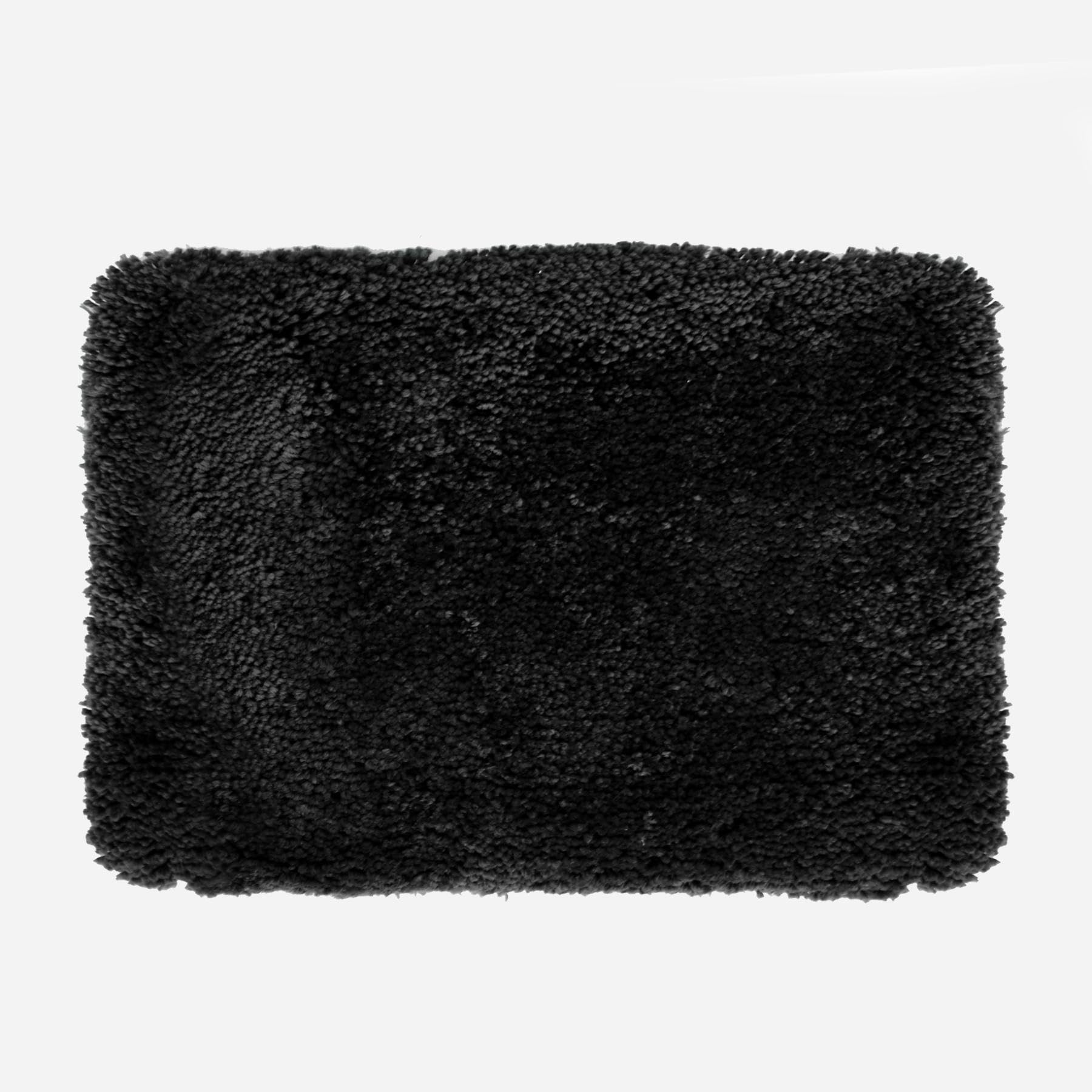 Tapis de bain microfibre haut de gamme Spirella Highland noir