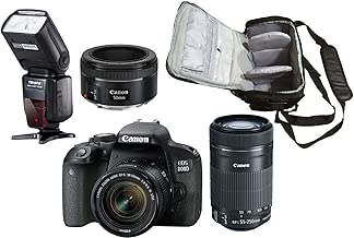 800D camera 18-55mm STM 55-250mm STM 50mm STM lens KamKorda Pro Camera Bag Speedlite Flash 800D camera 18-55mm STM 55-250mm STM 50mm STM lens KamKorda Pro Camera Bag Speedlite Flash