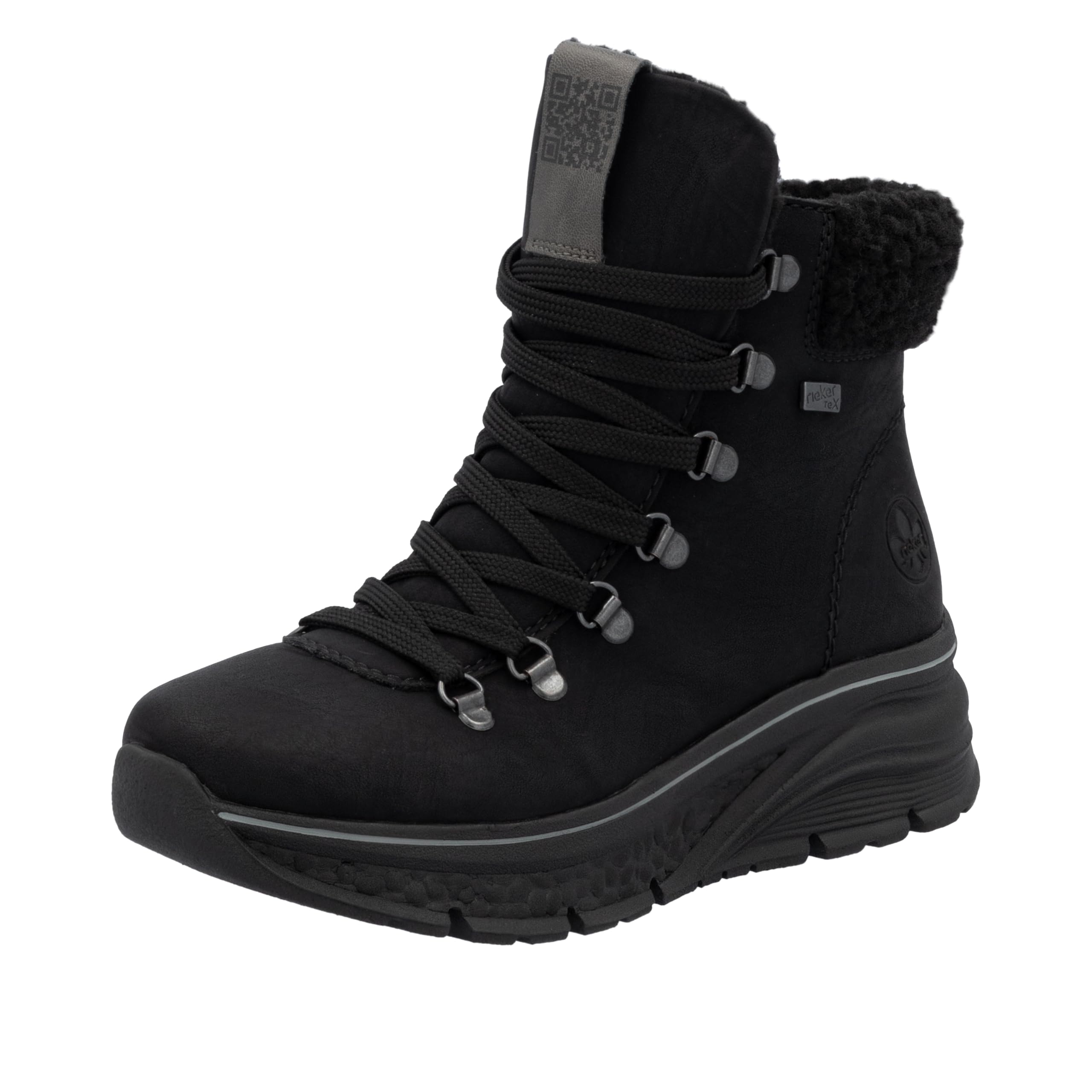 Rieker RiekerTEX 48034 Women's Winter Boots, Loose Insole, Water-Repellent, black, 6.5 UK