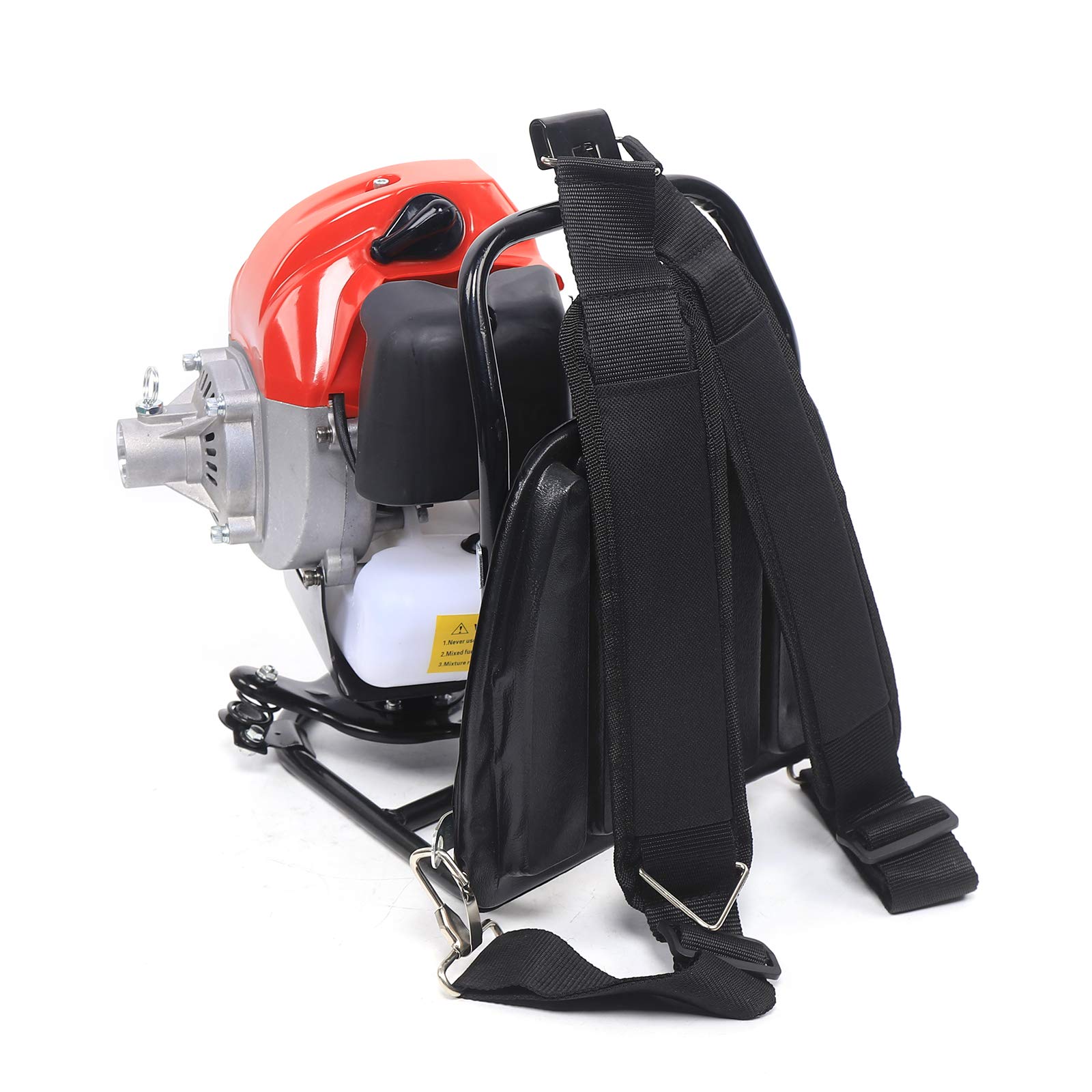 Desbrozadora de gasolina 3 en 1 Demon 1,7 CV, desbrozadora, 43 CC, dispositivo combinado, cortasetos, podadora con correa de transporte profesional