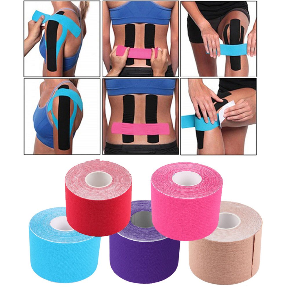 Water Resistant Kinesiology Tape Uncut Muscle Support Adhesive Therapeutic Sports Wrap Physio Muscle Strain Recovery Injury Support for