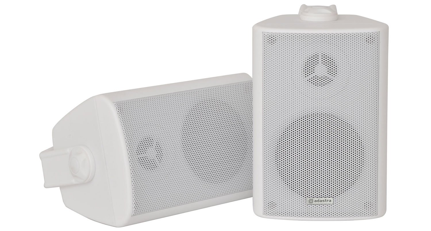 Adastra 30W RMS de 3 pulgadas de pared para altavoces estéreo - Blanco