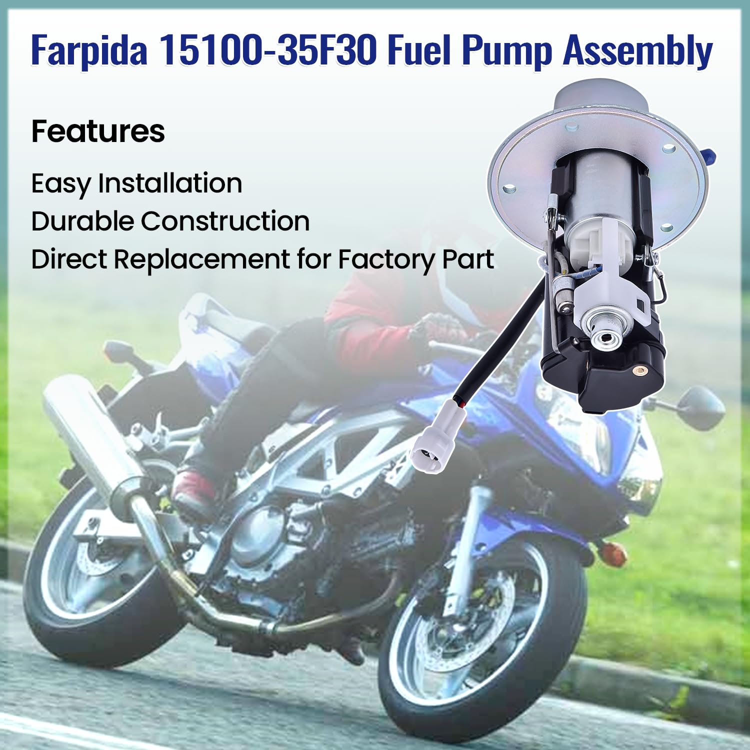 Kraftstoffpumpe 15100-35F30 Für Suzuki Motorräder - Kompatibel Mit GSXR1000 & SV650/SV1000 Modellen