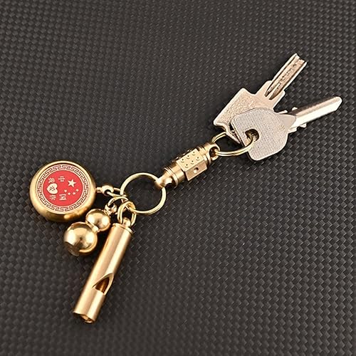 Miniatura 5 de Llavero de liberación rápida de latón, diseño duradero con rotación de 360, hebilla de cinturón desmontable para llavero, accesorio resistente para