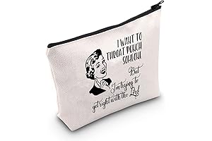 Sarcastic Vintage Housewife Cosmetic Bag: The Perfect Raunchy Gift for Your Housewife