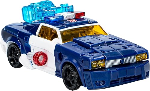 Miniatura 15 de Transformers Legacy United Deluxe Class Rescue Bots Universe Autobot Chase, figura de acción de conversión de 5.5 pulgadas, 8+