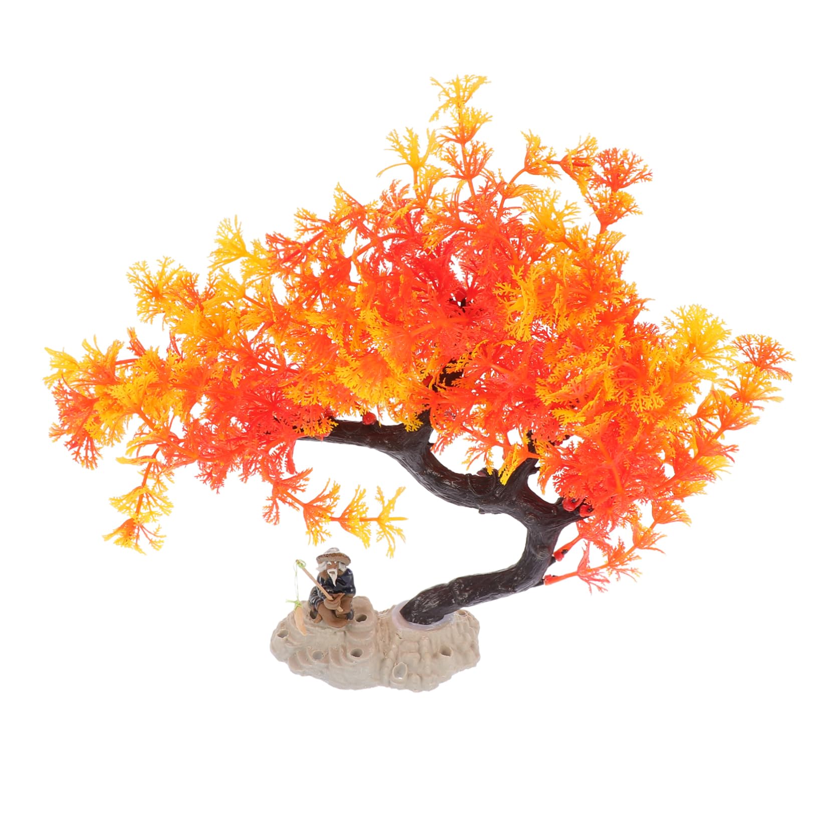 Plantes pour aquarium et filtres intégrés pour créer un paysage aquatique zen