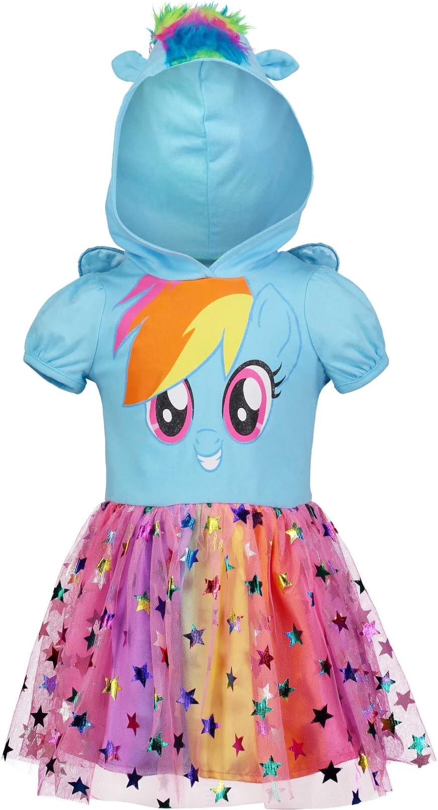 Rainbow Dash Sunny Starscout Girls Cosplay Tulle Dress Infant to Big Kid