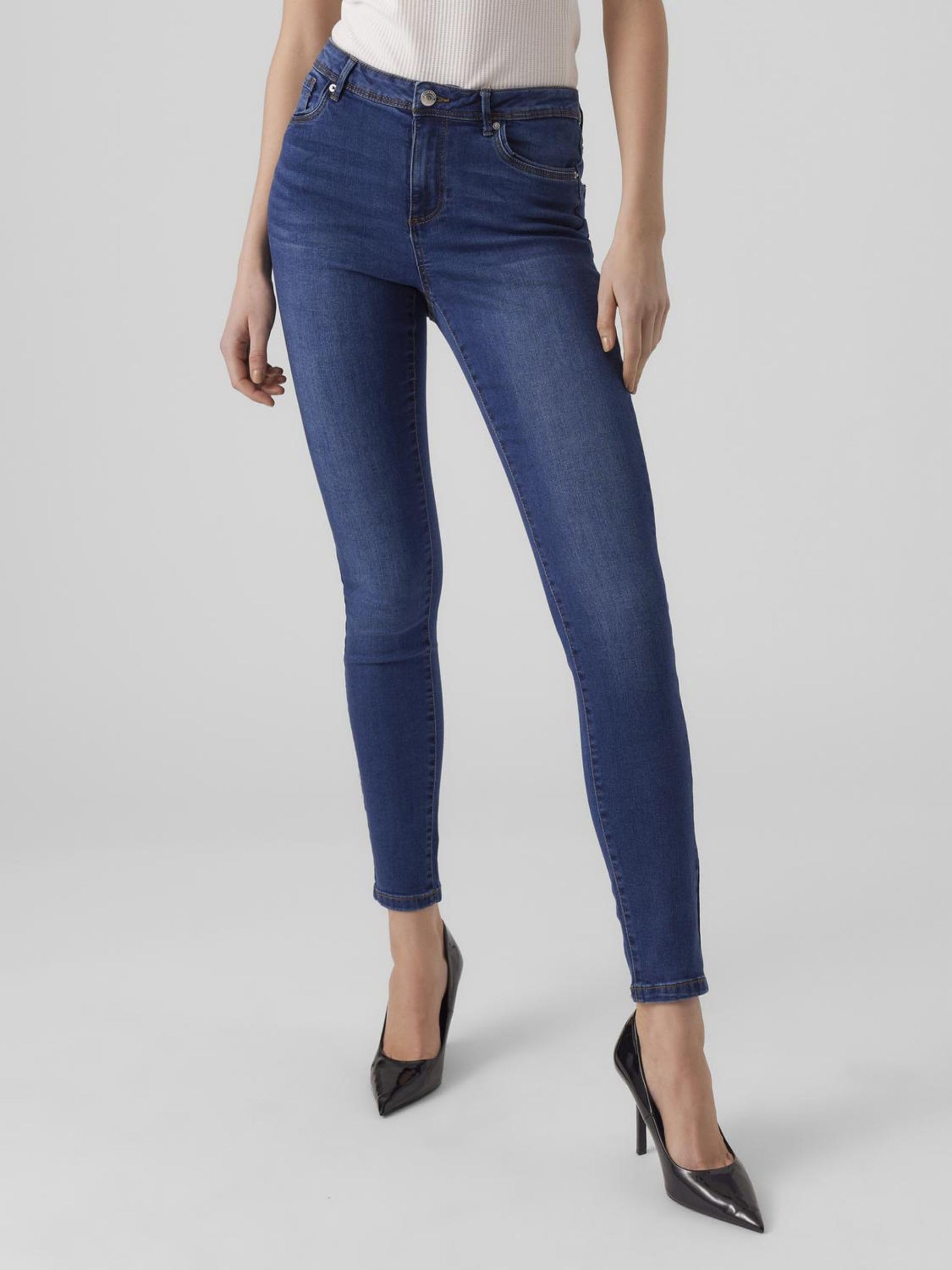 VERO Moda Damen Jeanshose Vmtanya Mr S Piping J Vi369 Ga TLL Noos