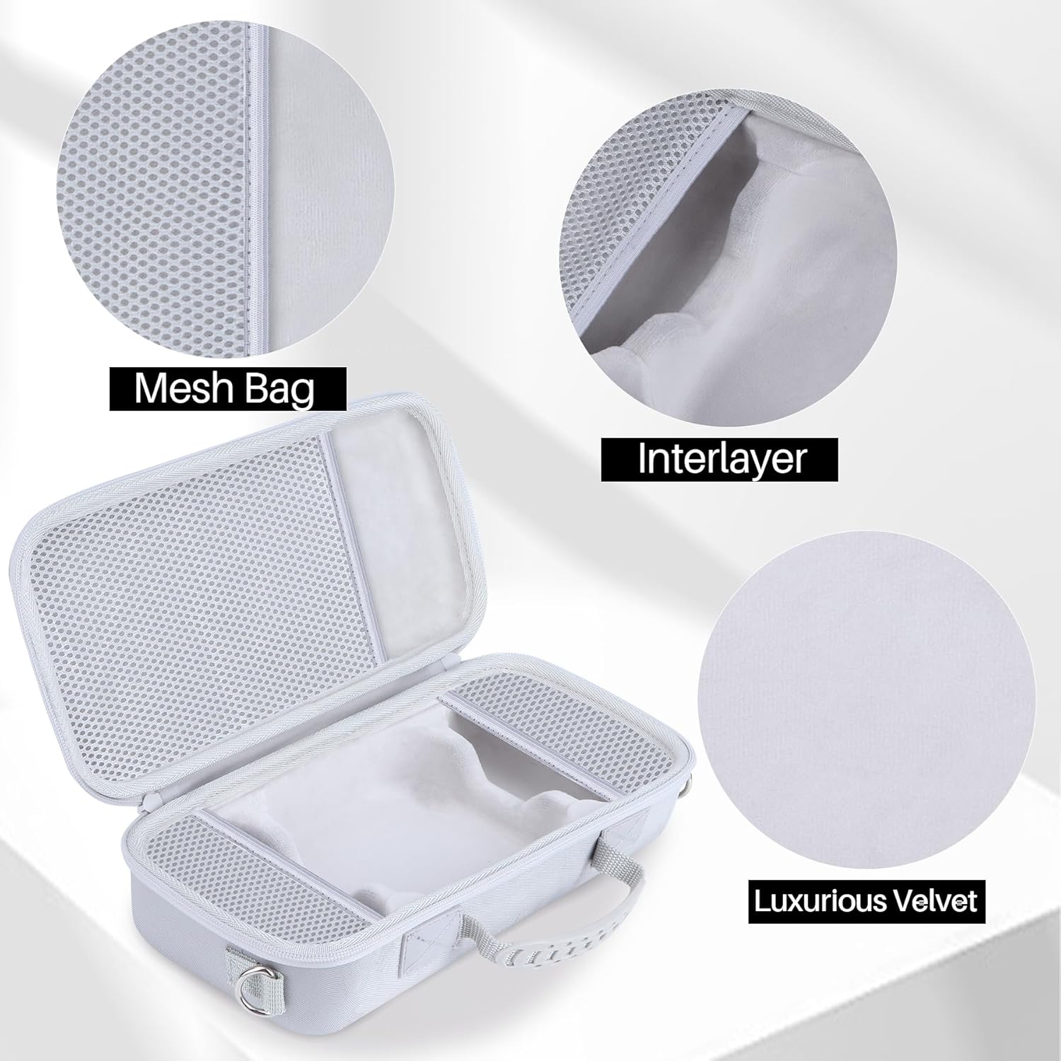 Storage Case Compatible with Apple Mac mini M4 / M4 Pro Desktop Computer, Fit for Magic Keyboard and Mouse - Image 4