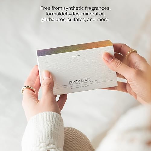 Miniatura 3 de Vitruvi Signature Blend - Kit de aceites esenciales  Aromas florales, cítricos, herbales y amaderados, juego de aceites esenciales 100% puros,