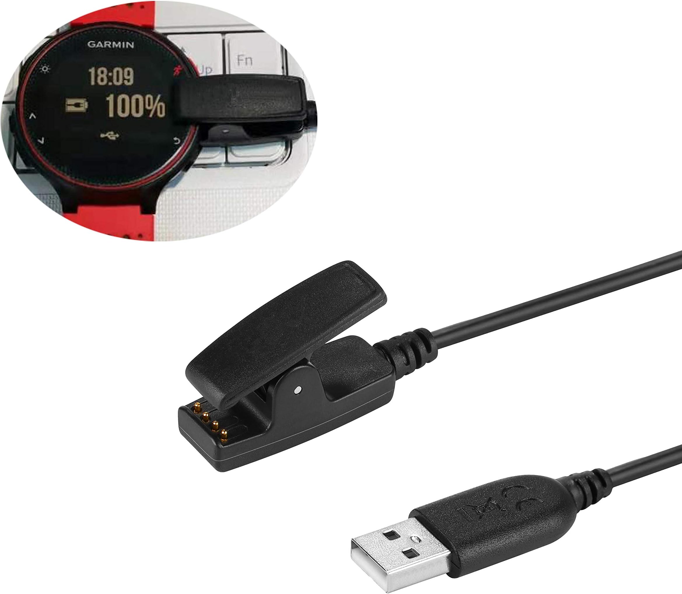 Vfan Replacement Charging Clip Cable Cord Clip for Garmin Forerunner 235 Smart Watch