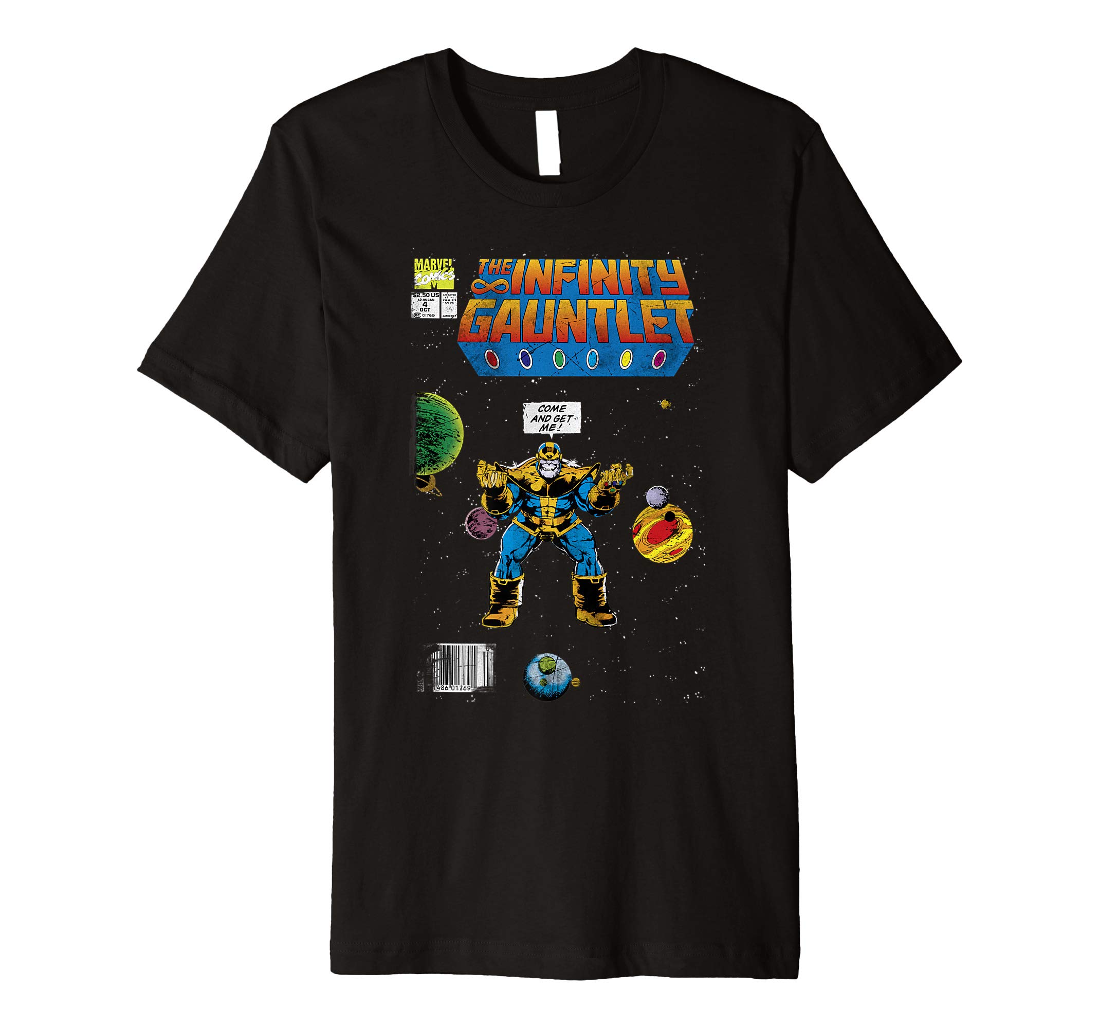 MarvelThanos Infinity Gauntlet Comic Book Graphic T-ShirtOEKO-TEX STANDARD 100