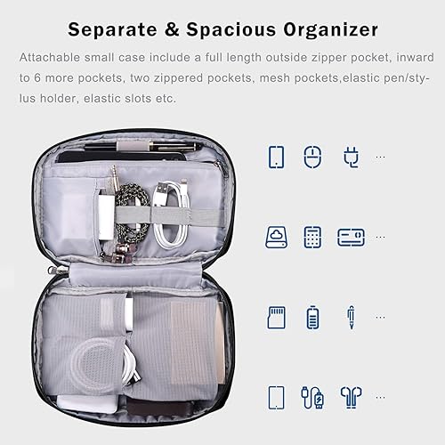 Miniatura 4 de Voova Funda para laptop 13 13.3 14 pulgadas, compatible con MacBook AirPro Retina M2, MacBook Pro 14 2021 2022 M1 ProMax A2442, 13.5 Surface