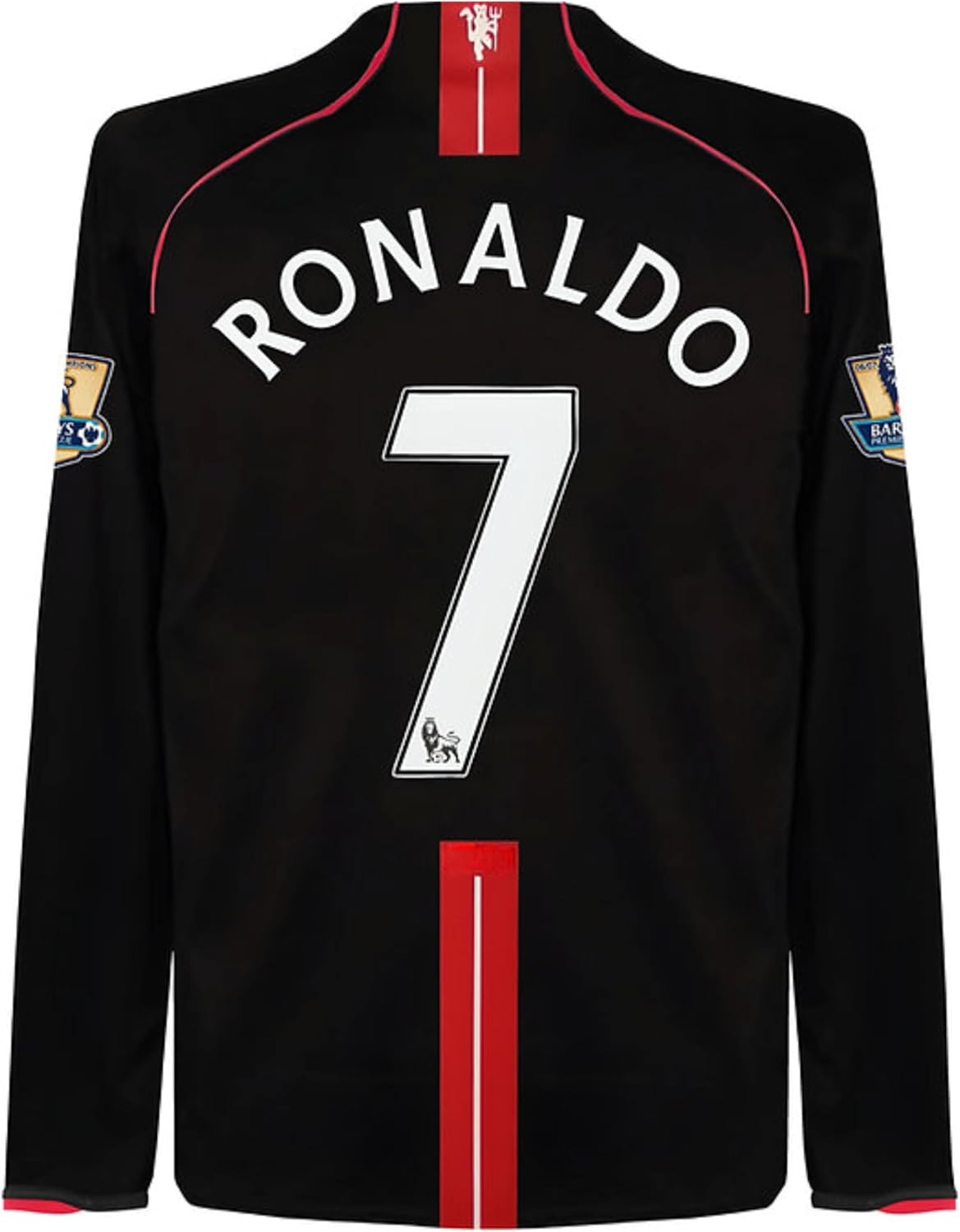 Ronaldo Men’s Soccer Jersey Fan Version Long Sleeve Shirt for Game Day, Training, or Casual Wear - 2007/08