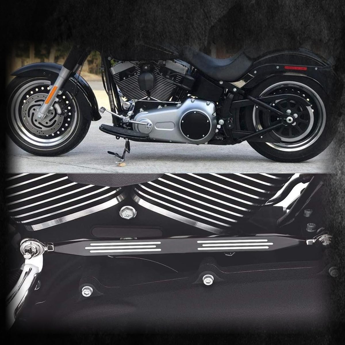 Schalthebel Motorrad Innenwelle Für Harley Touring, Road King & Electra Glide FLHX (1984-2016) – Zinklegierung