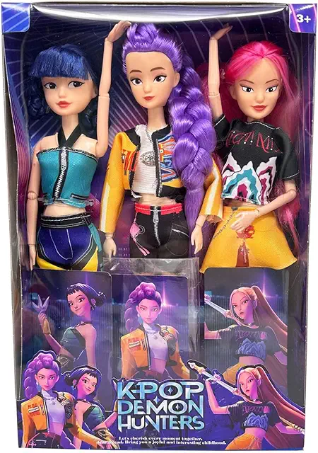 K-Pop Demon Hunters Anime Puppe - Krybbespil Figurer Spielzeug