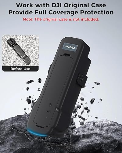 Miniatura 2 de TECHO Funda para DJI Osmo Pocket 3 Accesorios, Compartimento de filtro dedicado, Trabajo con la cubierta original, Protección completa del cardán