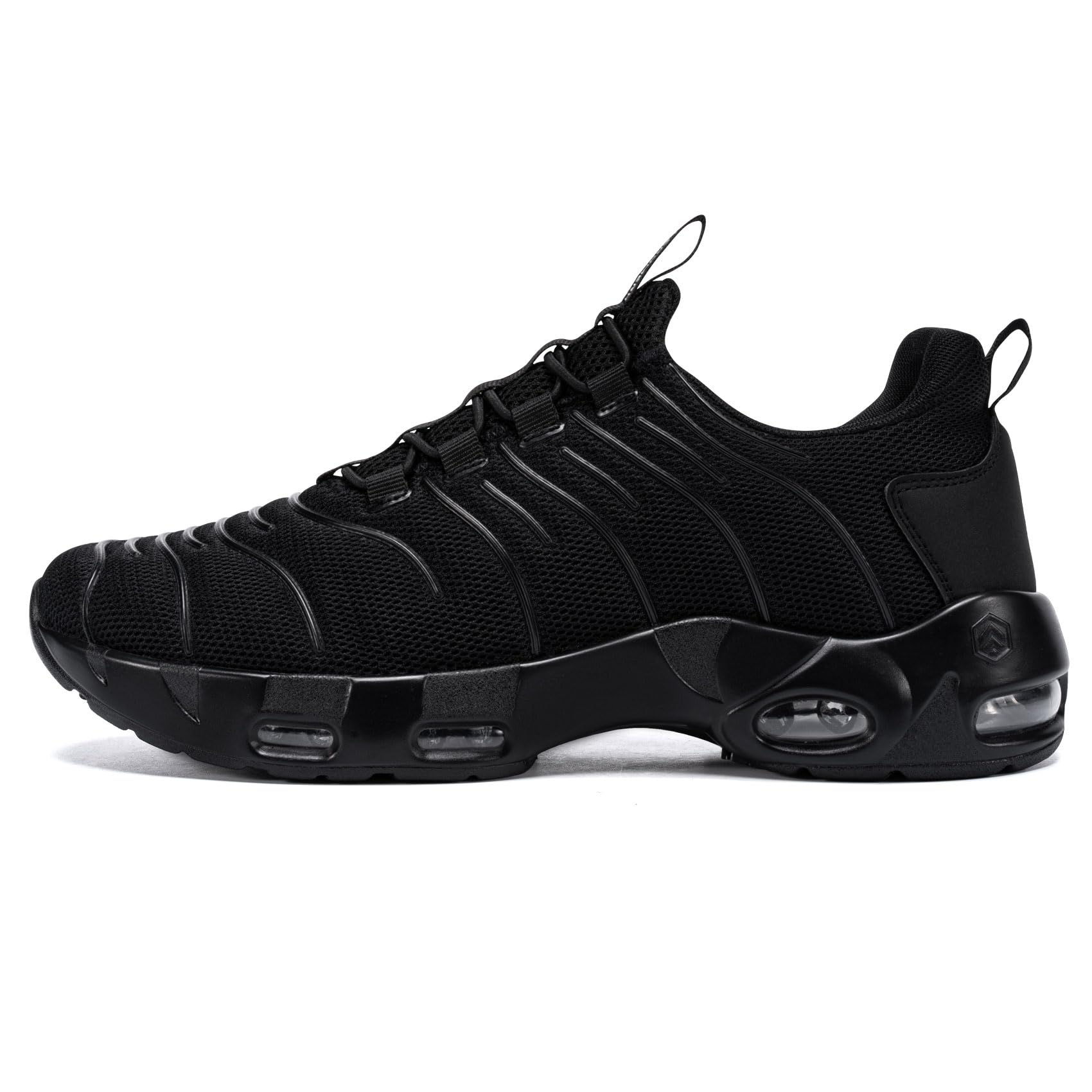 LARNMERN Zapatos Cocina Hombre Anti-Deslizante Zapatillas Zapatos de Trabajo Calzado Chef Hostelería Sin Cabeza de Acero (Negro,42)