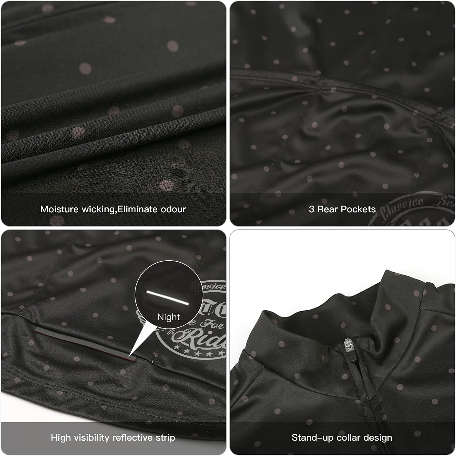 CATENA Women's Cycling Long Sleeve Jersey Breathable Bike Shirt Bicycle Clothing Quick Dry Top - Image 5