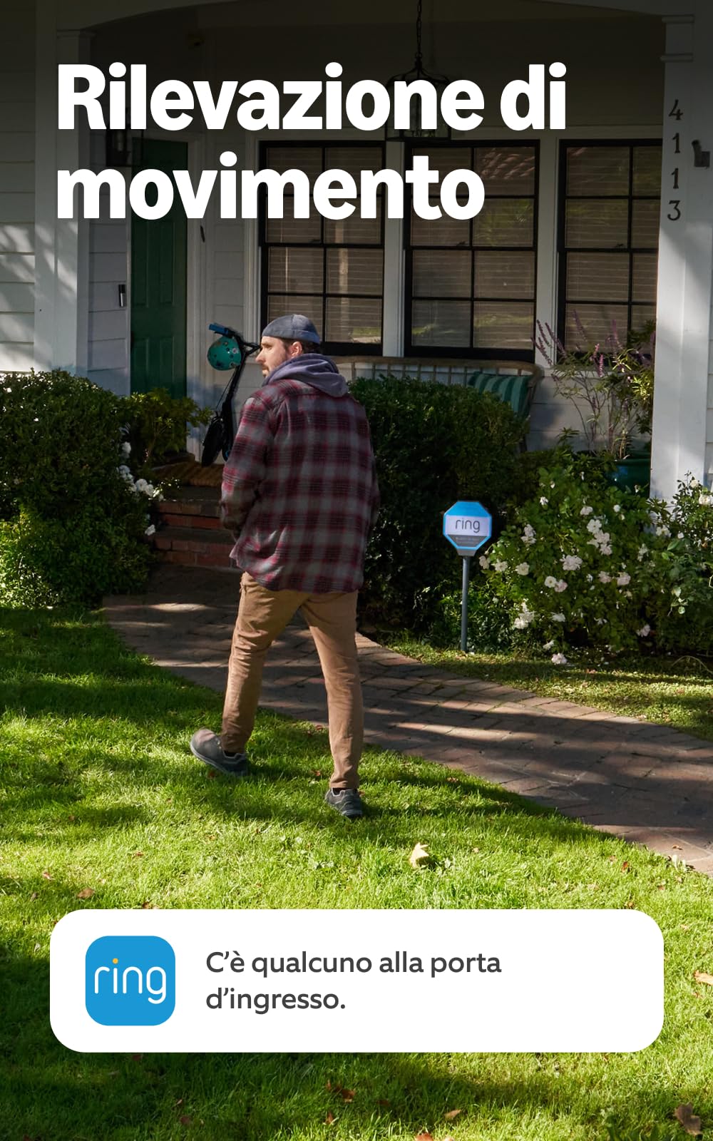 Ring Videocitofono cablato (Video Doorbell Wired) (ultimo modello) | Campanello con videocamera | Retinal 2K, zoom avanzato 6x | Prova gratuita di 30 giorni del piano di abbonamento Ring