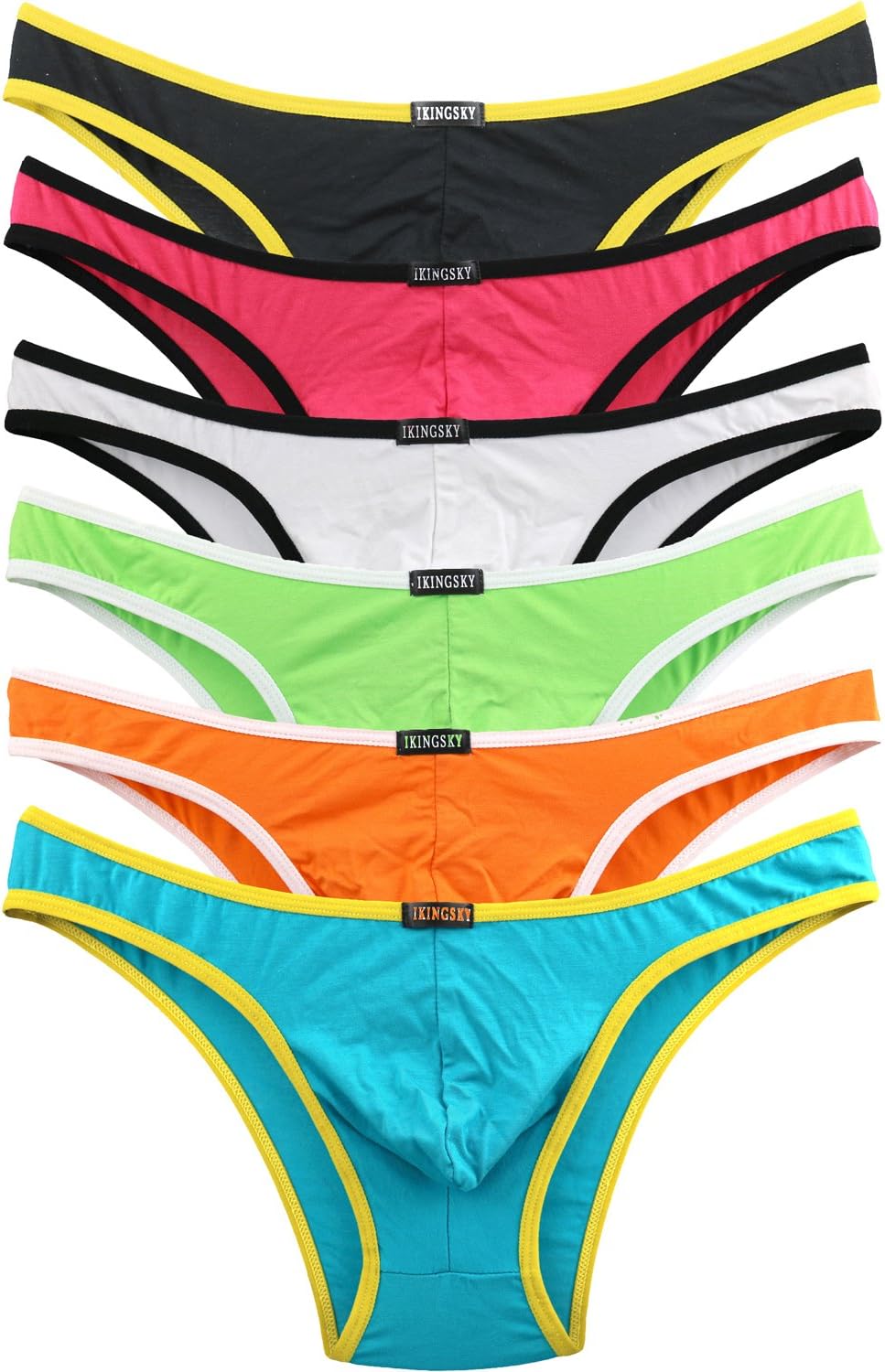 Men's Low Rise Modal Bikini Briefs Sexy Brazilian Back Mens Underwear