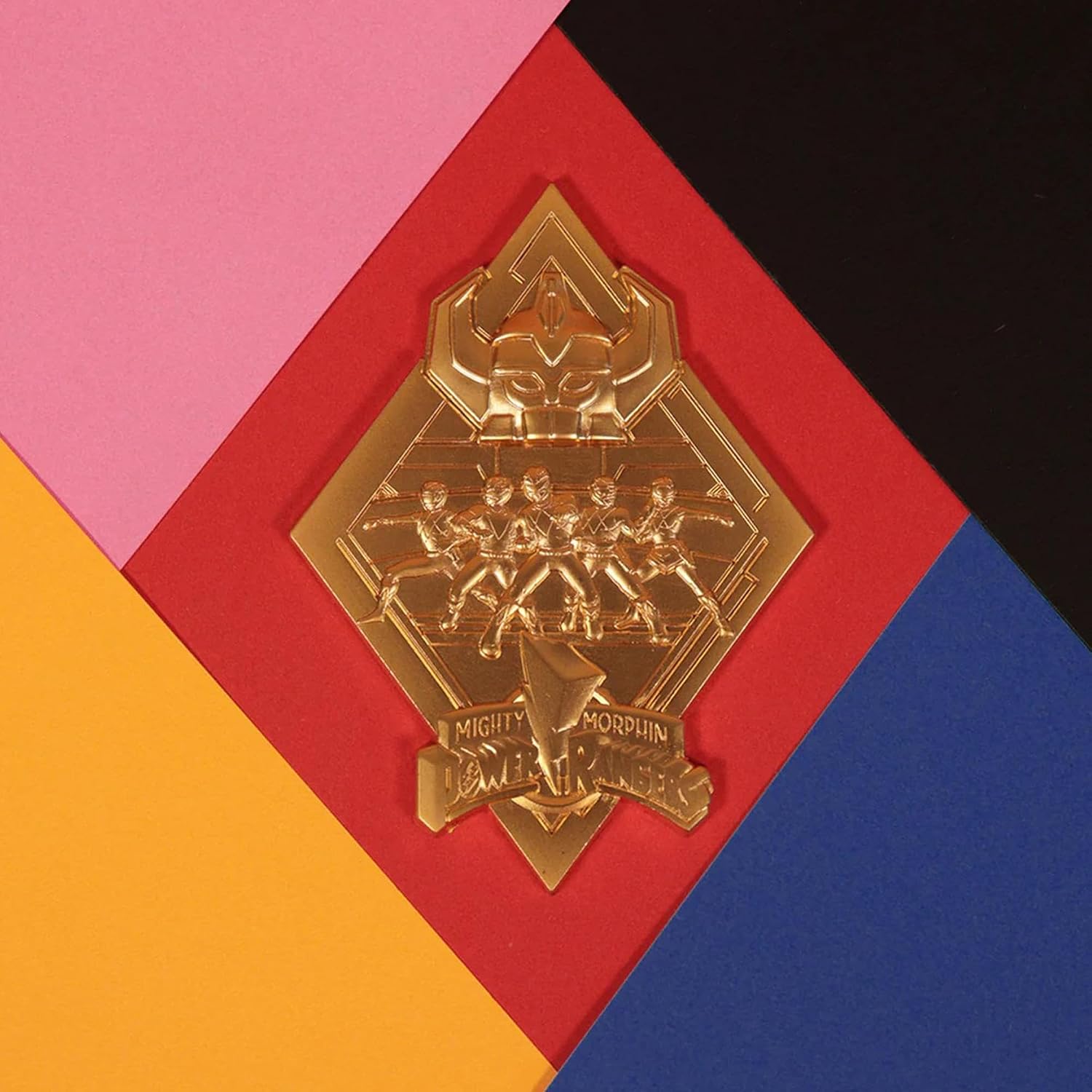 Fanattik Power Rangers Limited Edition 24k Gold Plated Medallion