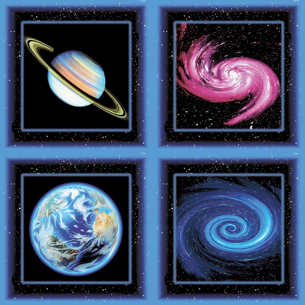 Espacio arte de pared autoadhesivo negro vinilo decorativo mural bc1580126 Decorar por Color