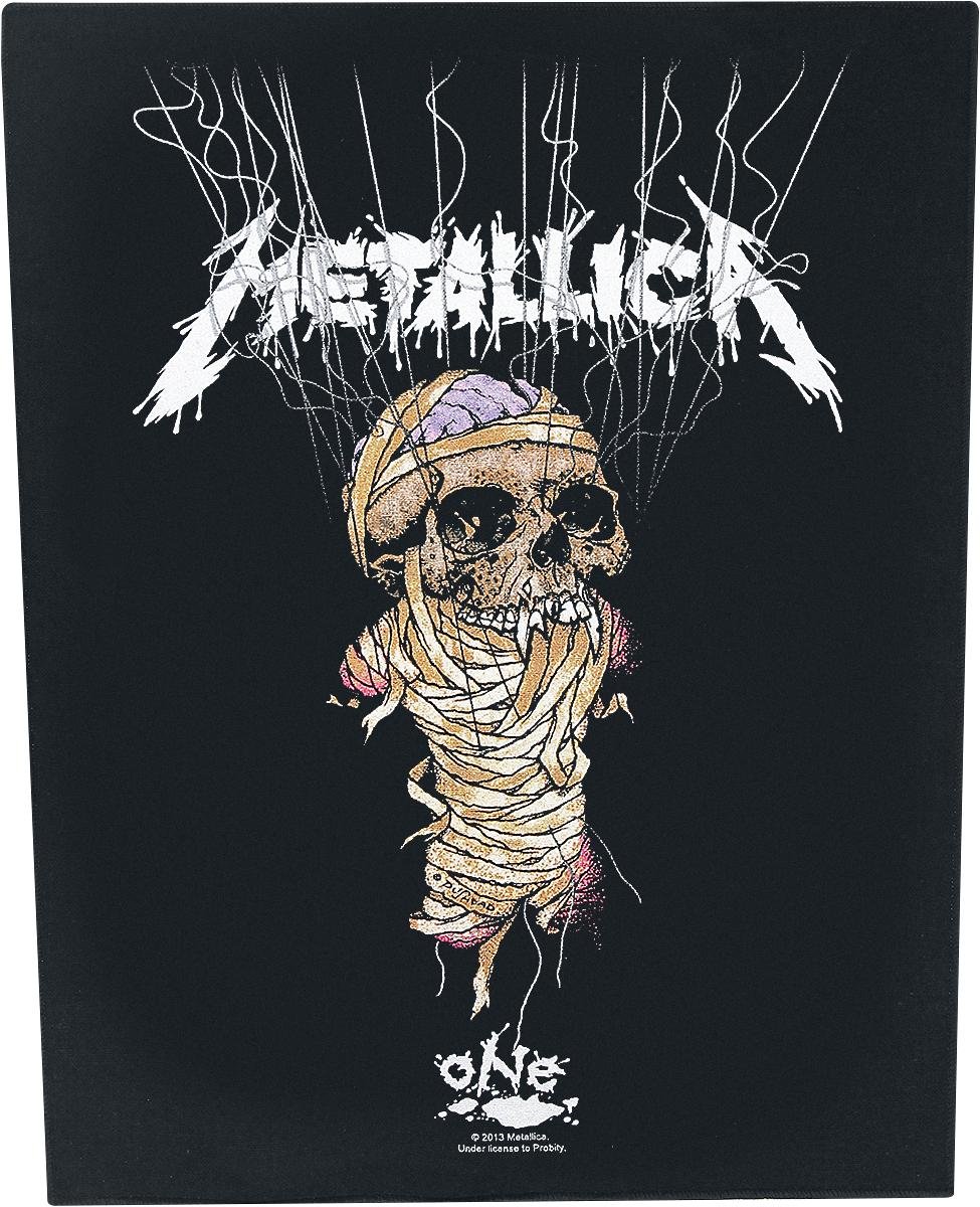 Metallica Men's One/Strings Back Patch Black