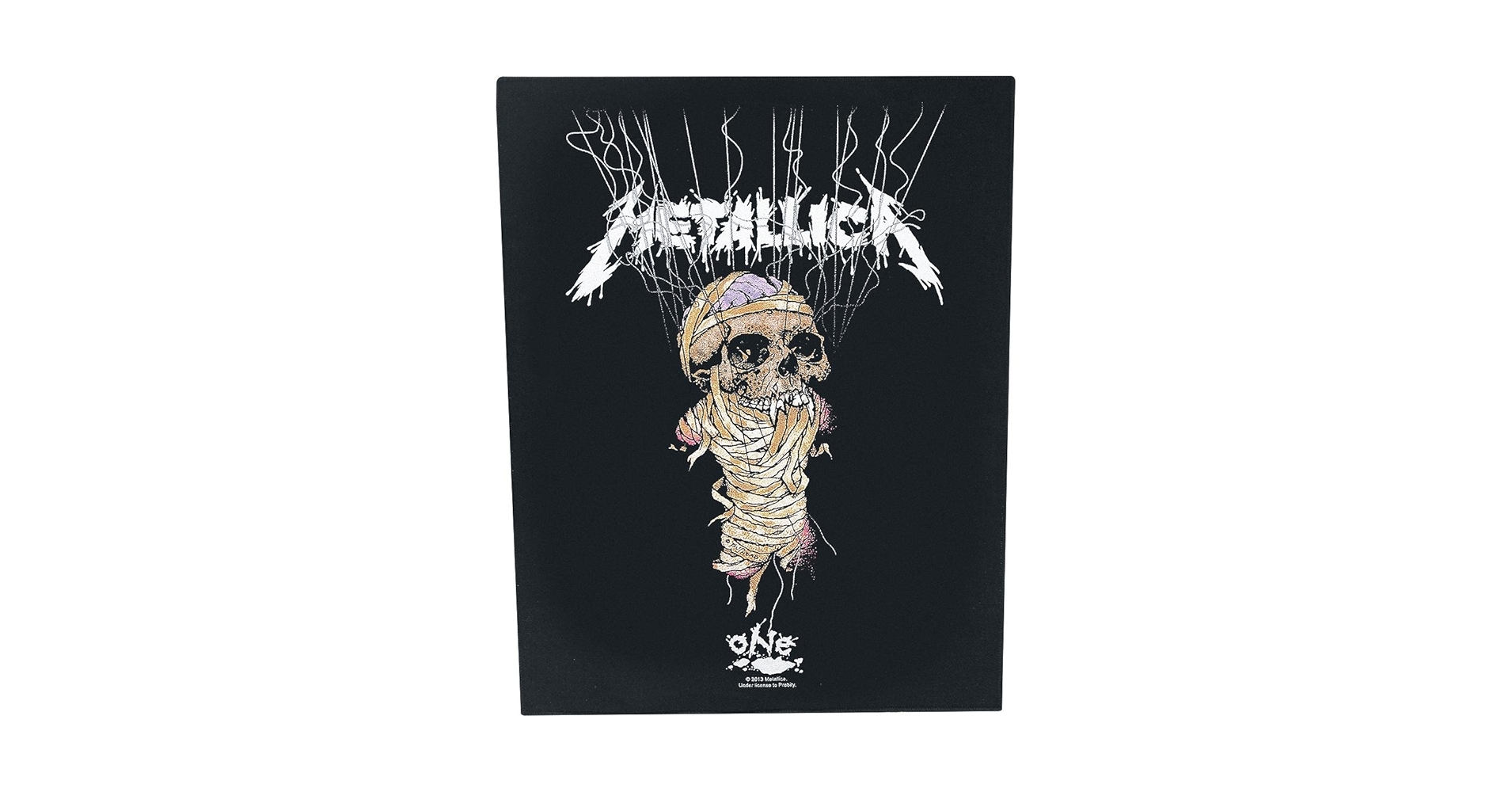 makalika様 Amazon.com: Metallica Men's One/Strings Back Patch Black