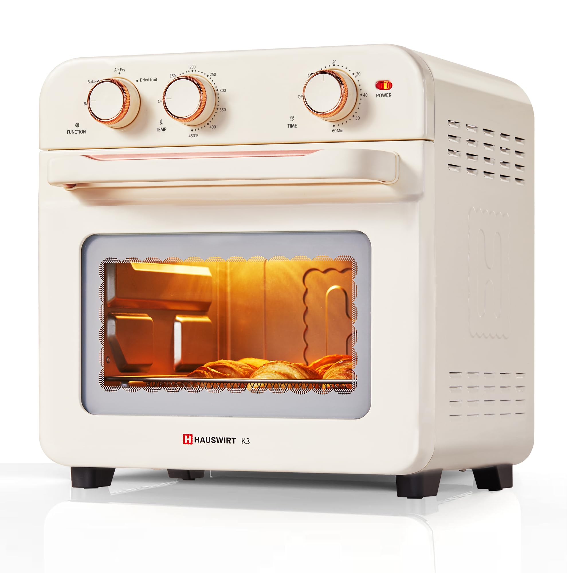 Hauswirt Air Fryer Toaster Oven Combo K3,19QT Retro Toaster Oven, Air ...