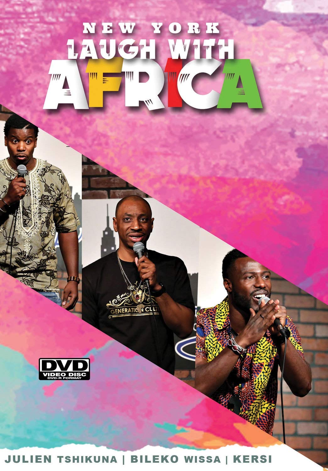New York Laugh With Africa USA DVD edición importada norteamericana de comedia original
