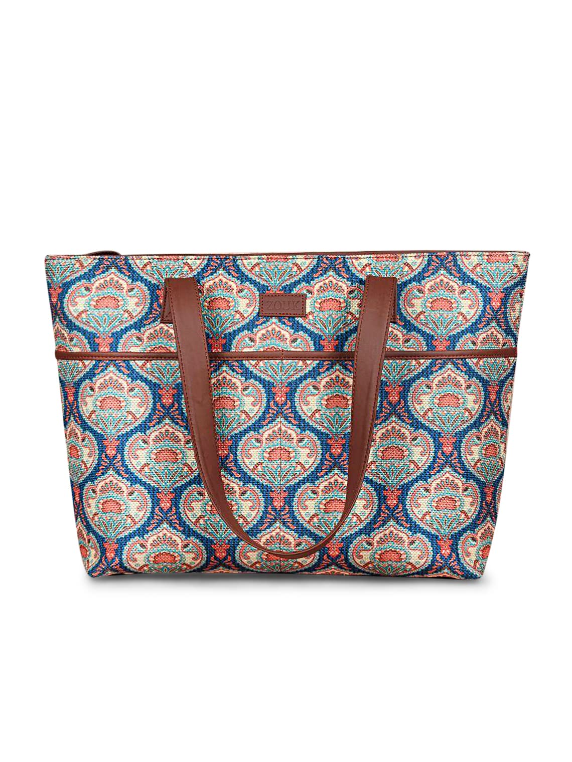 ZOUKWomen Handcrafted vegan leather Tote Bag