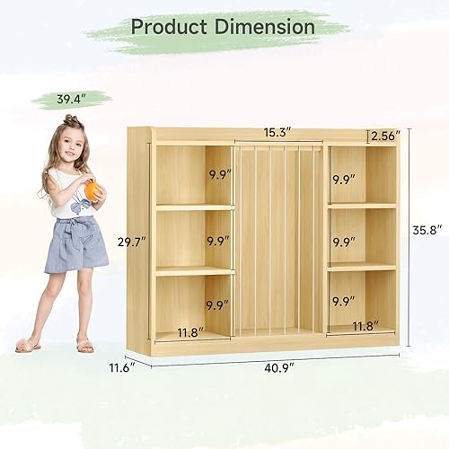 Miniatura 3 de Zoológico de animales de peluche para niños pequeños, organizador de almacenamiento de juguetes para sala de juegos, organizador y almacenamiento de