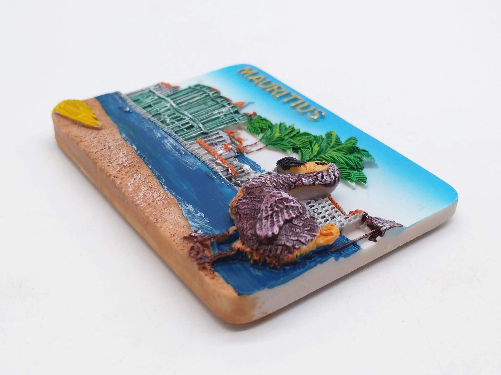 Timone Blue Bay Mauritius – Magnete Da Frigorifero 3D In Resina, Fatto A Mano, Souvenir Di Viaggio 5-8 Cm